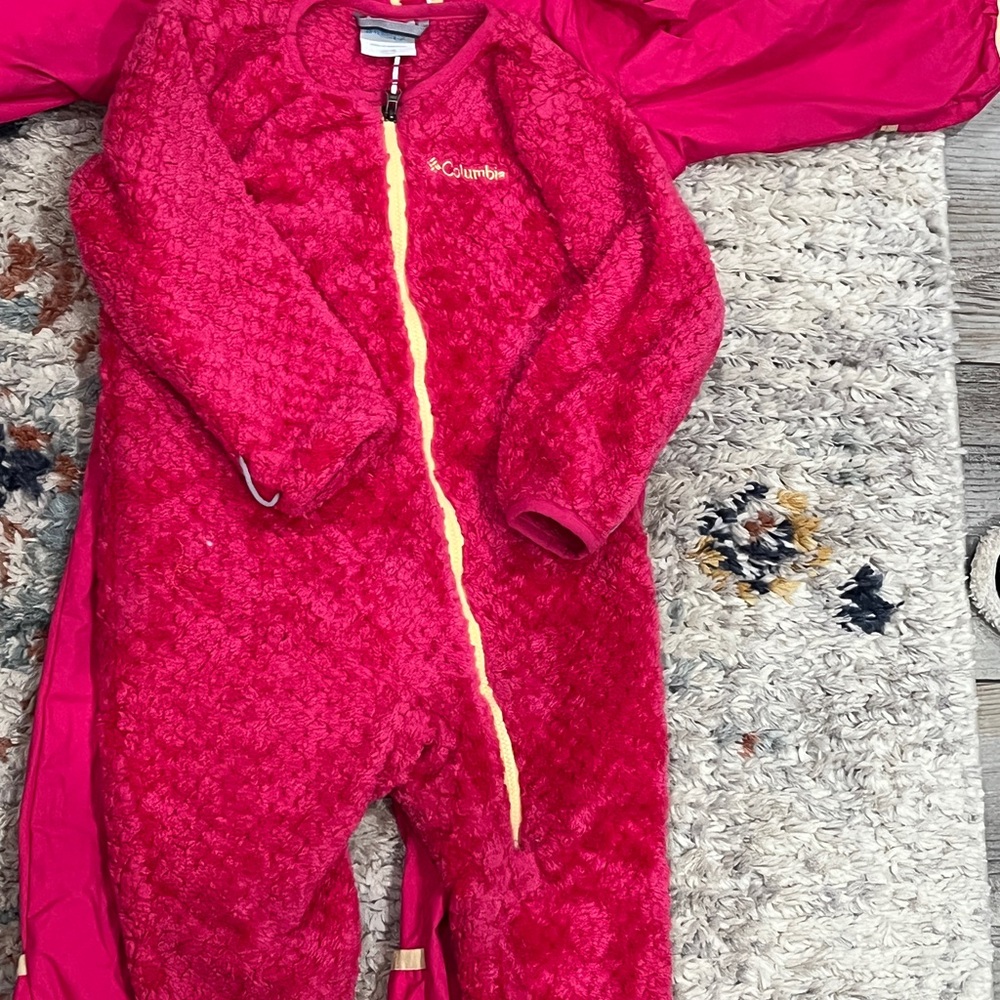 Columbia Pink and Yellow Footies One Piece - Picture 6 of 8